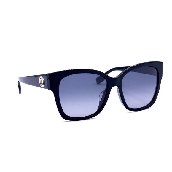 NEW BURBERRY BE4345F BLACK GREY POLARIZED LENS AUTHENTIC SUNGLASSES - Picture 5 of 10